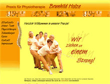 Tablet Screenshot of physiotherapie-holze.de